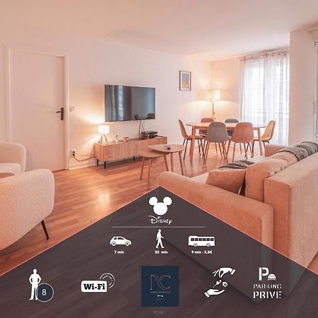 *Disneyland-Paris* 8Pers, Wifi, 2 Parkings Serris Buitenkant foto